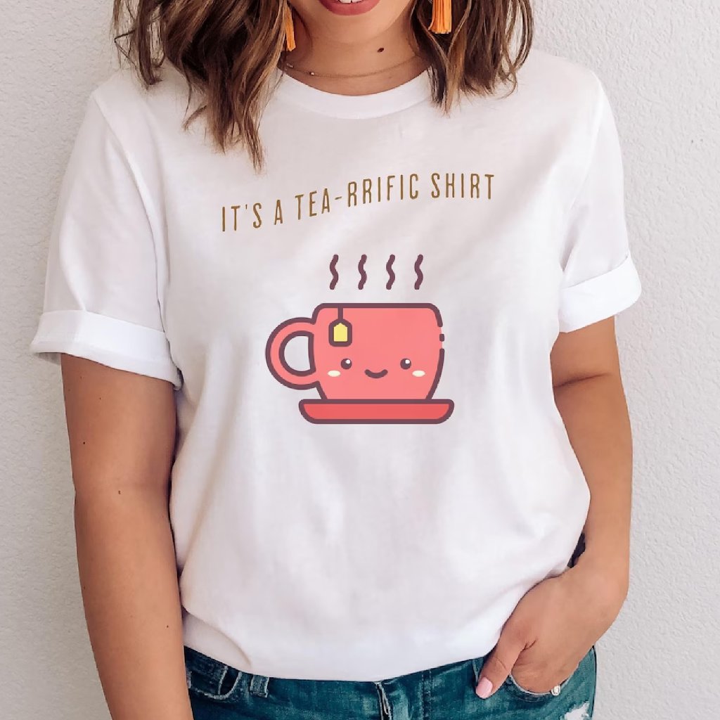 Cute TeaThemed Unisex Tee A Tea Shirt Tea Lover TShirt Tea Punny Shirt
